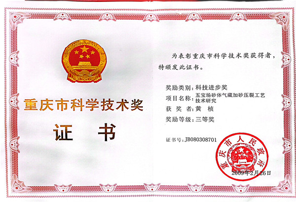 为表彰重庆市科学技术奖获得者2009.2.jpg